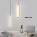 Modern Scandinavian Minimalist LED Chandeliers: 40cm to 130cm for Hotel Indoor Lighting